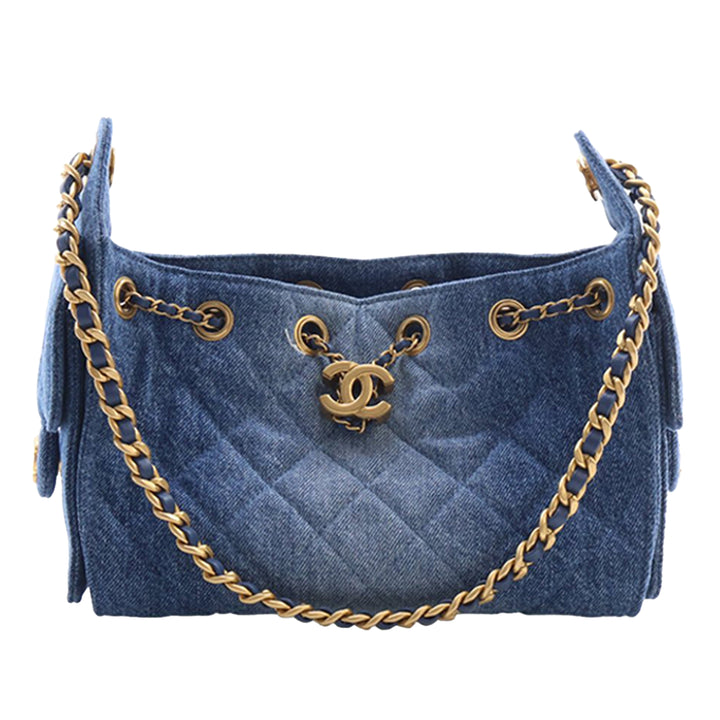 Chanel Mini Matelassé Jean 25 Hobo