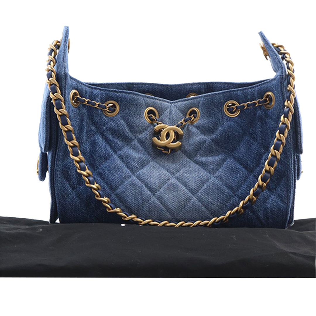 Chanel Mini Matelassé Jean 25 Hobo