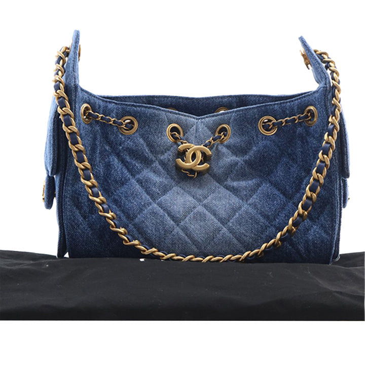 Chanel Mini Matelassé Jean 25 Hobo