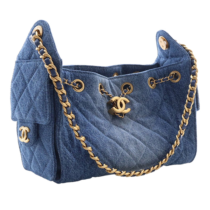 Chanel Mini Matelassé Jean 25 Hobo