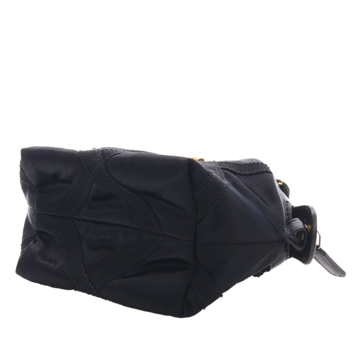 Grosgrain Lifestyle Pochette avec chaîne Noir