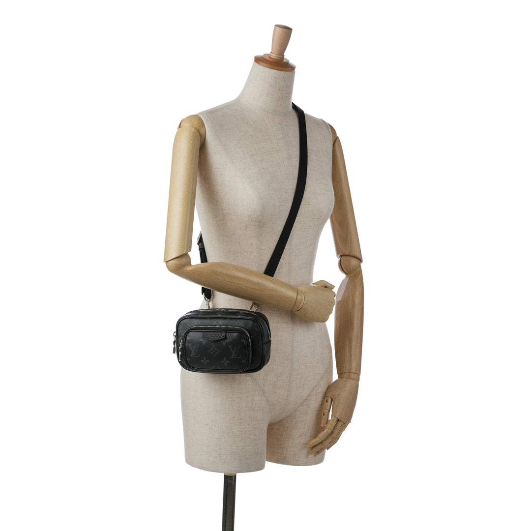 Monogram Eclipse Taigarama Outdoor Pouch Black - Gaby Paris