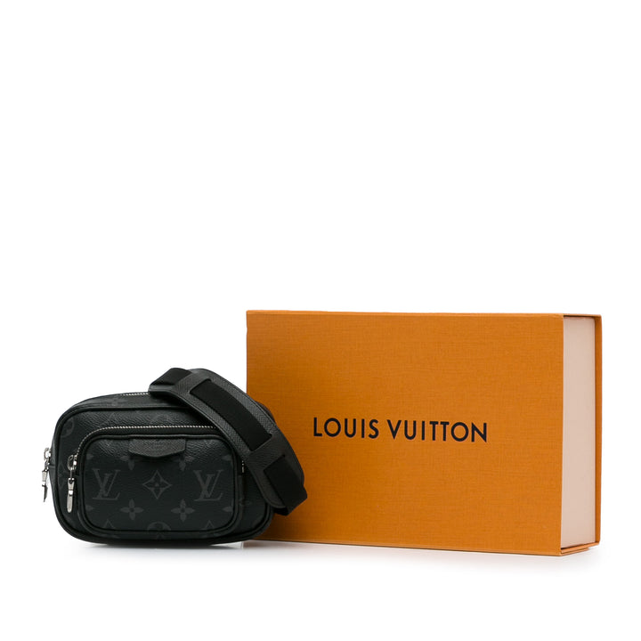 Monogram Eclipse Taigarama Outdoor Pouch Black - Gaby Paris