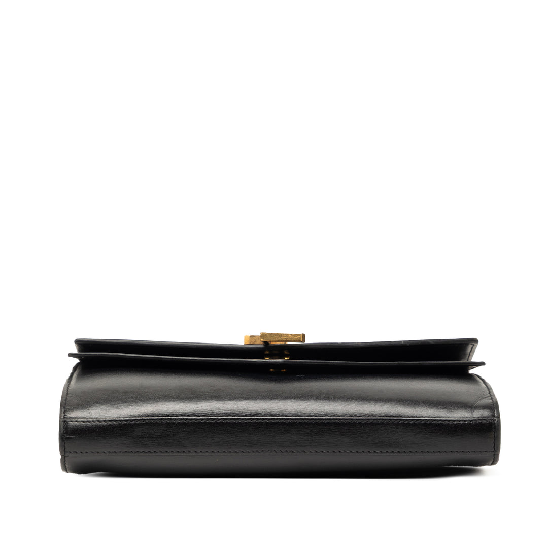 Saint Laurent Cuir Monogram Sulpice Wallet on Chain