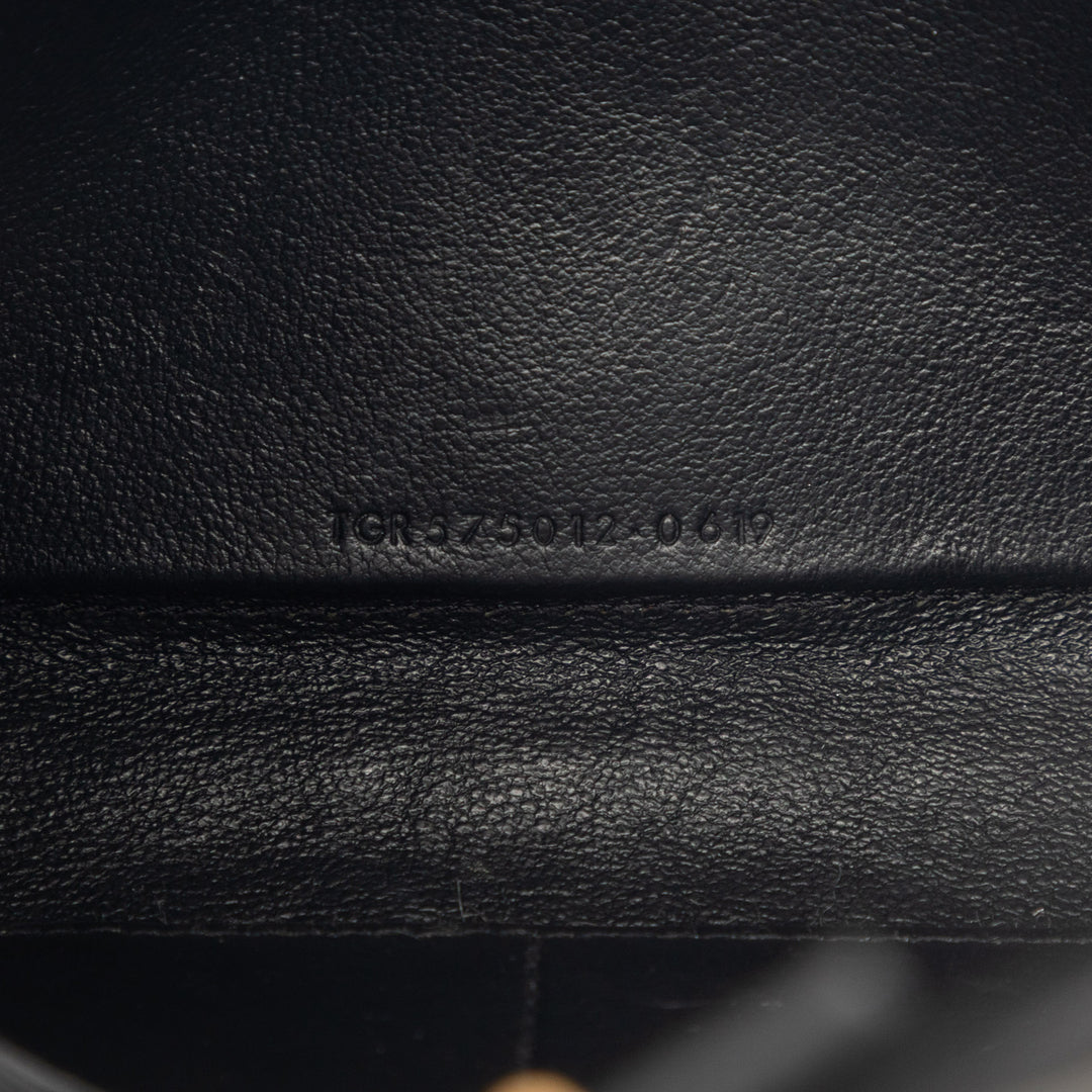 Saint Laurent Cuir Monogram Sulpice Wallet on Chain