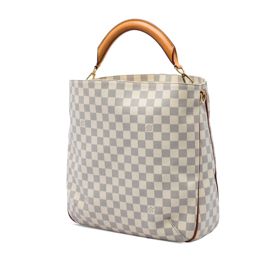 Soffi Damier Azur Blanc