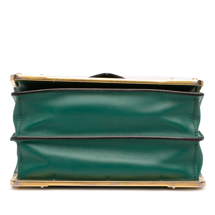 Prada Saffiano à finitions City Veau Cristal Cahier Sac porté croisé