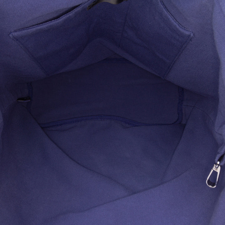 CC Terry Cloth Beach Tote Blue - Gaby Paris