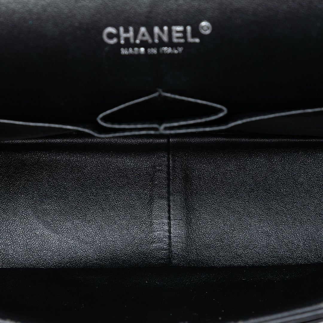 Chanel Jumbo Classic Chevron Cuir d’agneau So Double rabat