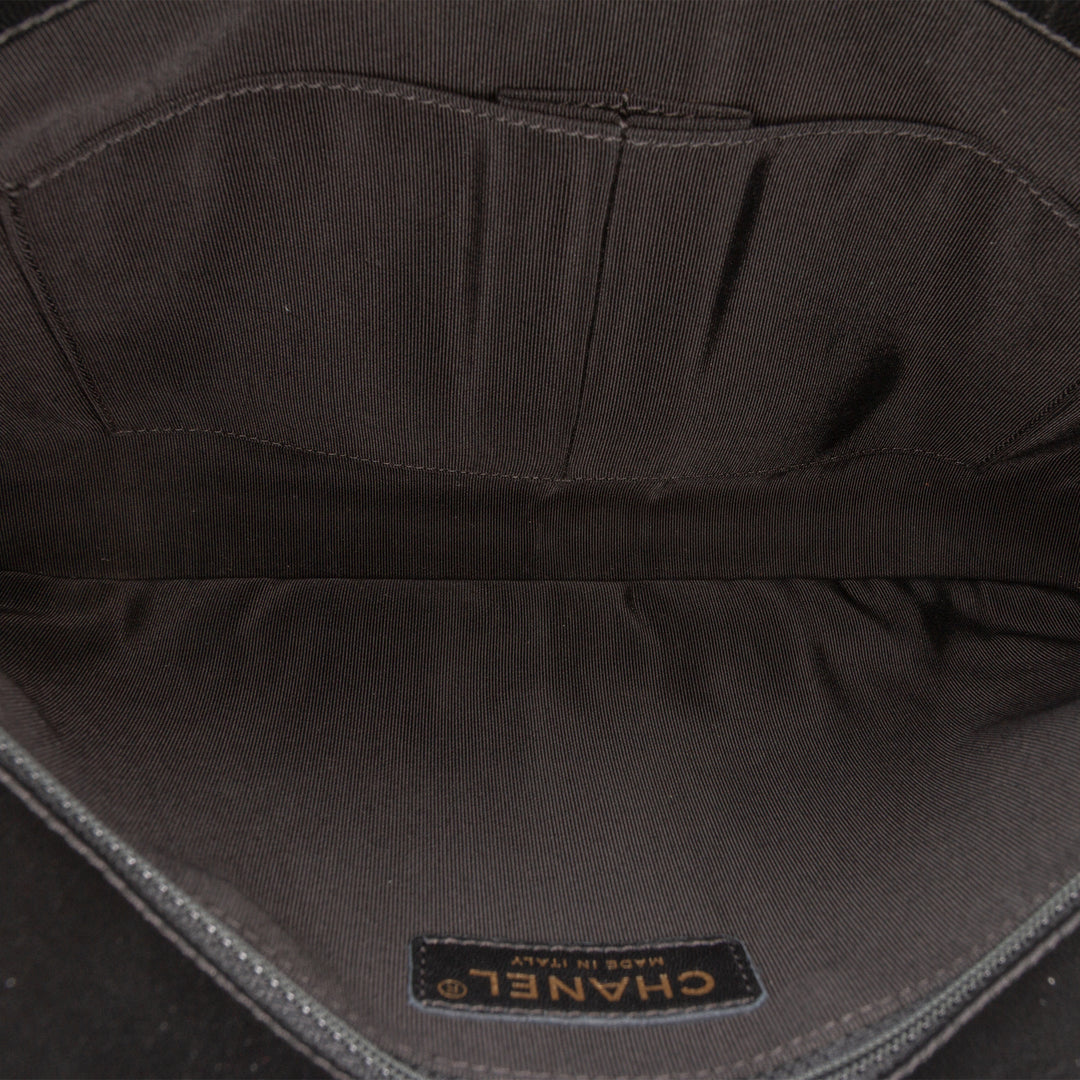 Chanel Matelassé Cuir d’agneau CC Unchained à rabat Pochette