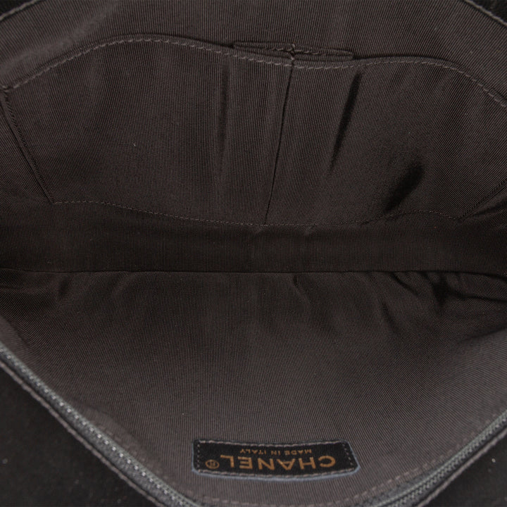 Chanel Matelassé Cuir d’agneau CC Unchained à rabat Pochette