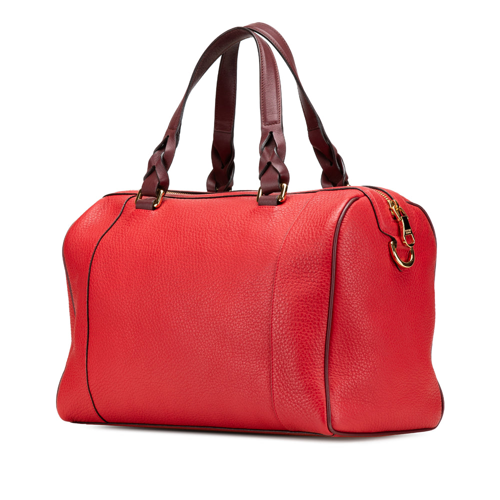 Leather Fusta 31 Red - Gaby Paris