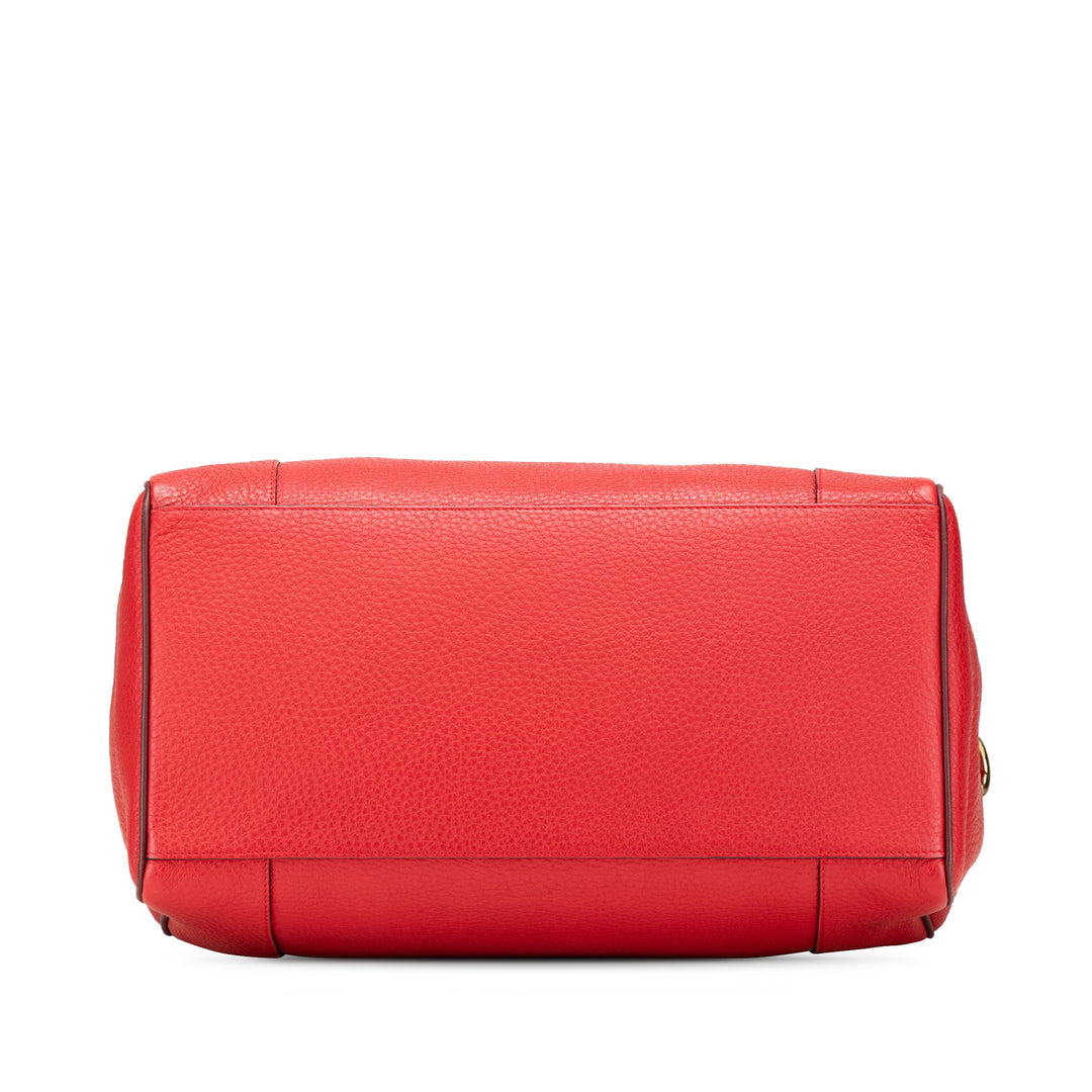 Leather Fusta 31 Red - Gaby Paris