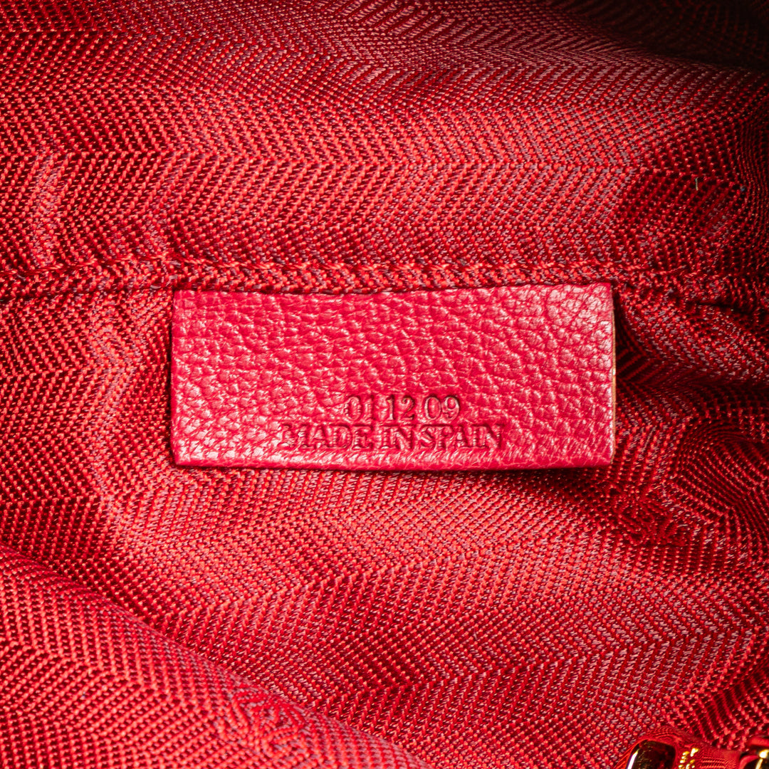 Leather Fusta 31 Red - Gaby Paris