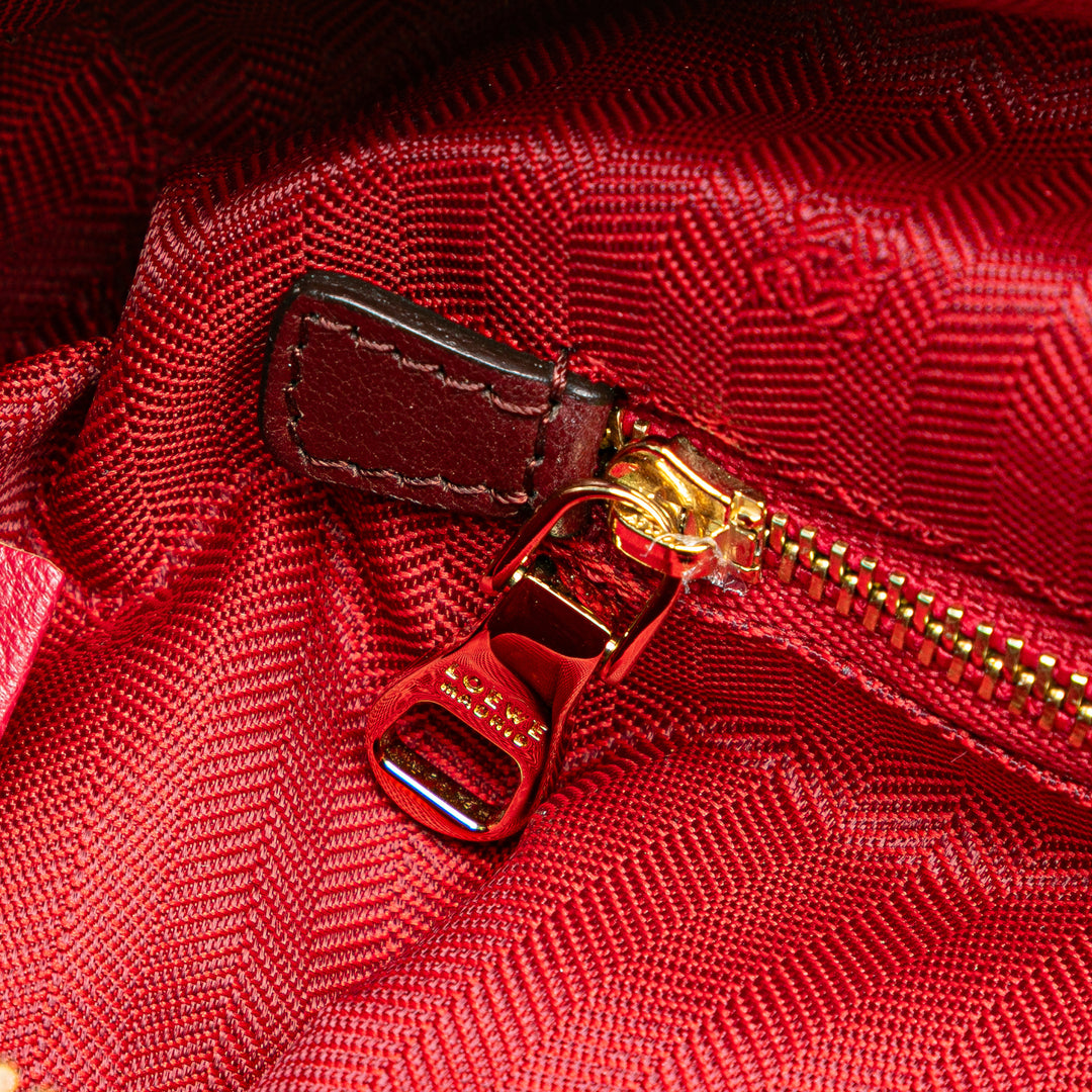 Leather Fusta 31 Red - Gaby Paris