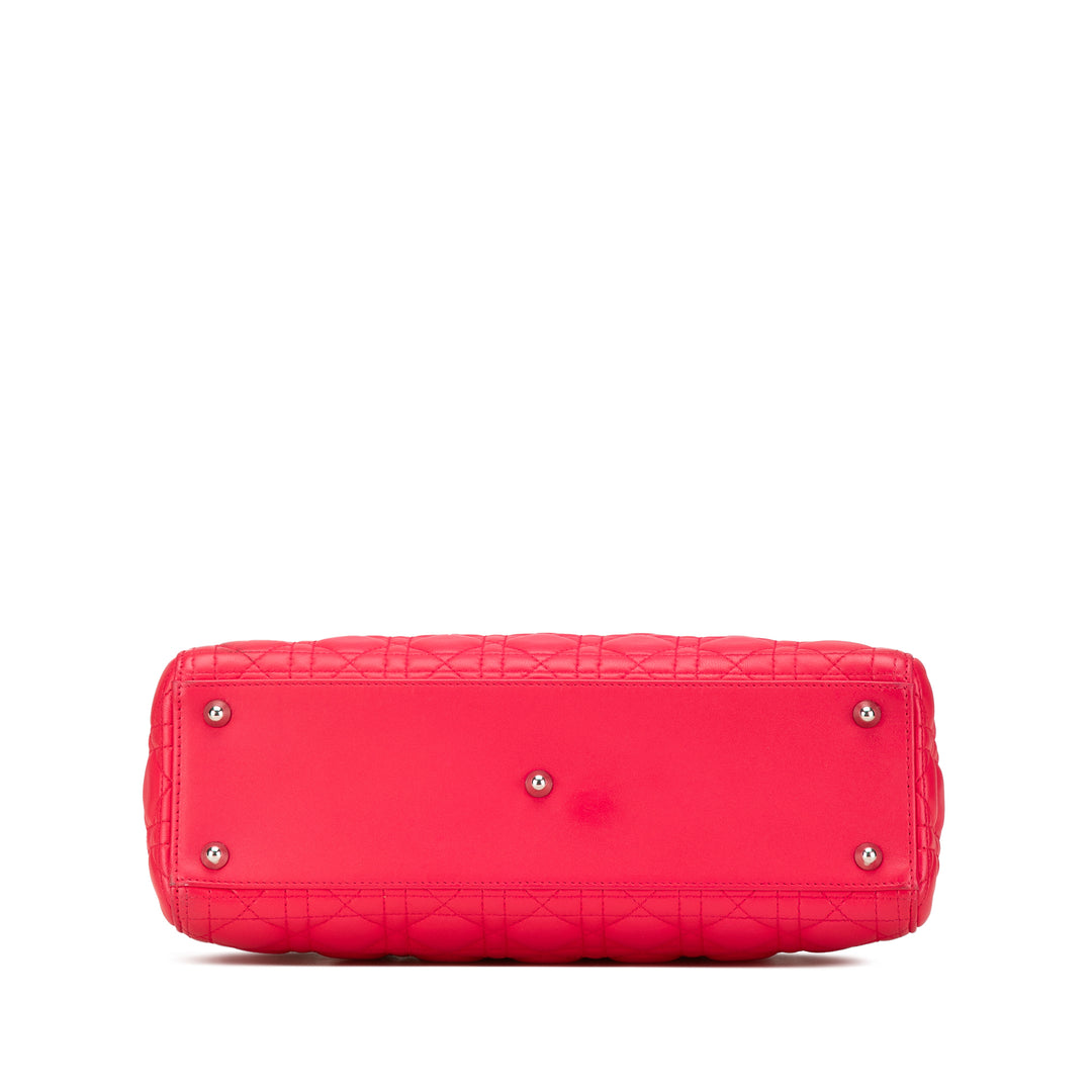 Dior Large Cuir d’agneau Cannage Lady Dior