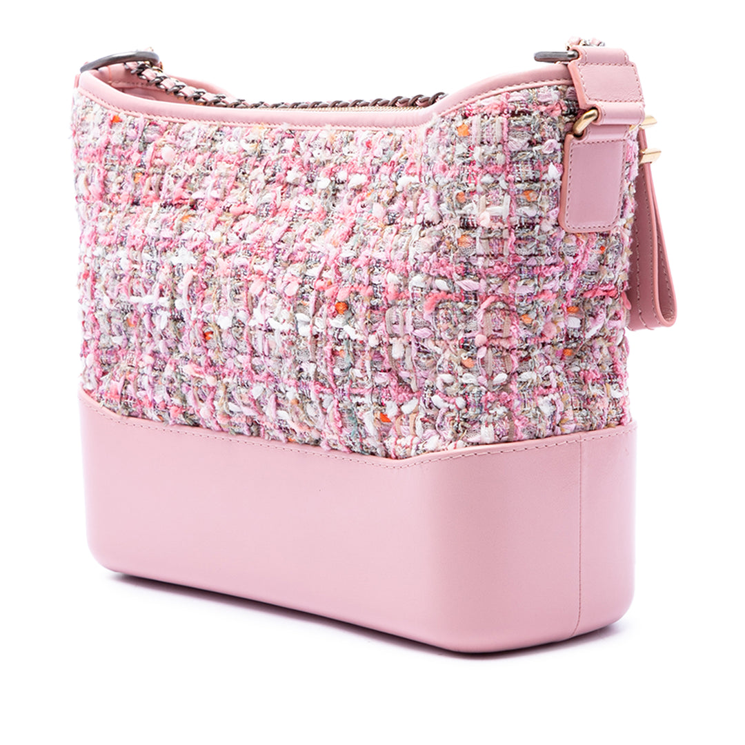 Chanel Gabrielle Sac Moyen Tweed Rose