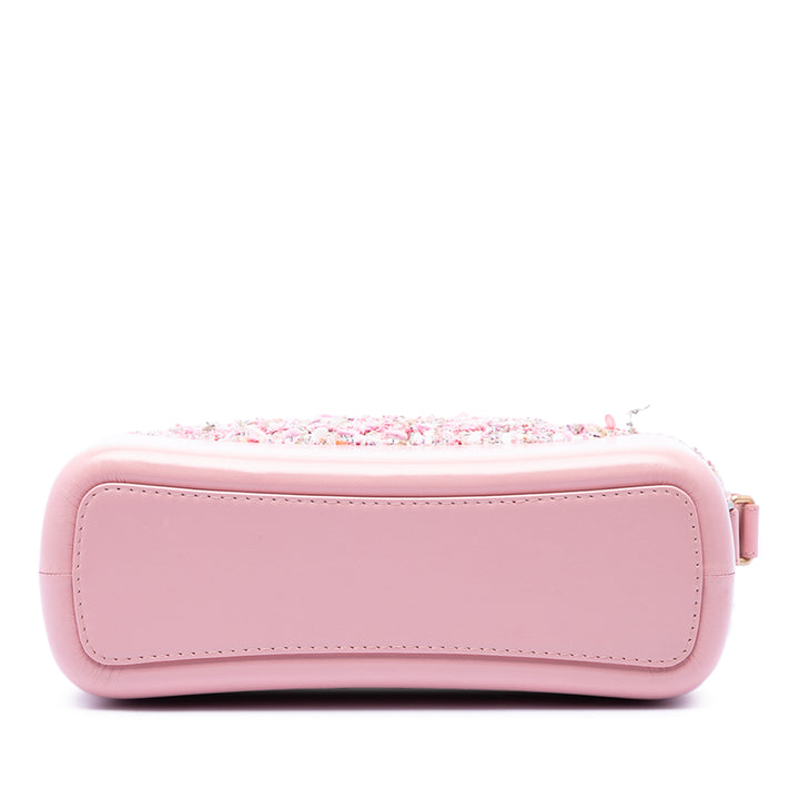 Chanel Gabrielle Sac Moyen Tweed Rose