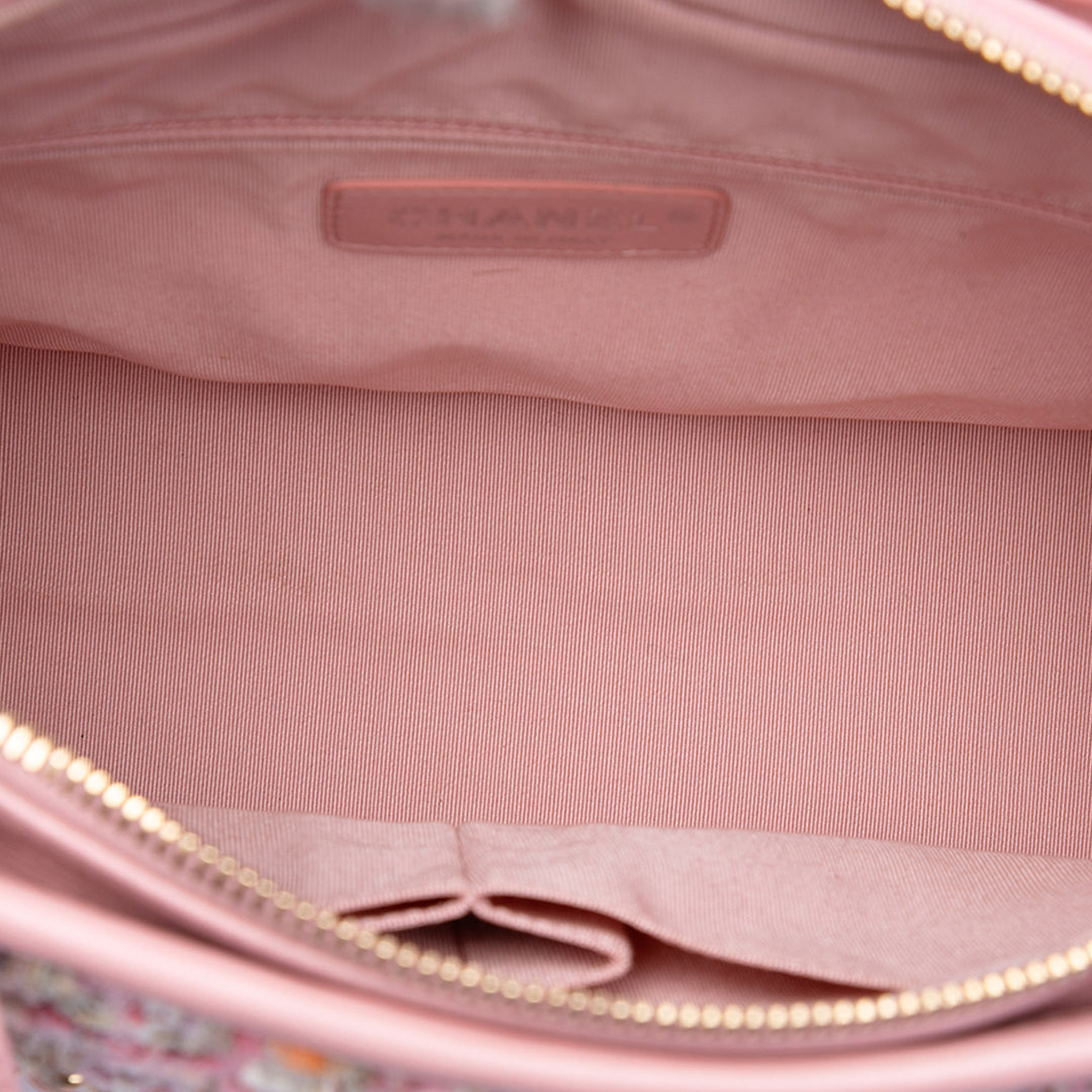 Chanel Gabrielle Sac Moyen Tweed Rose