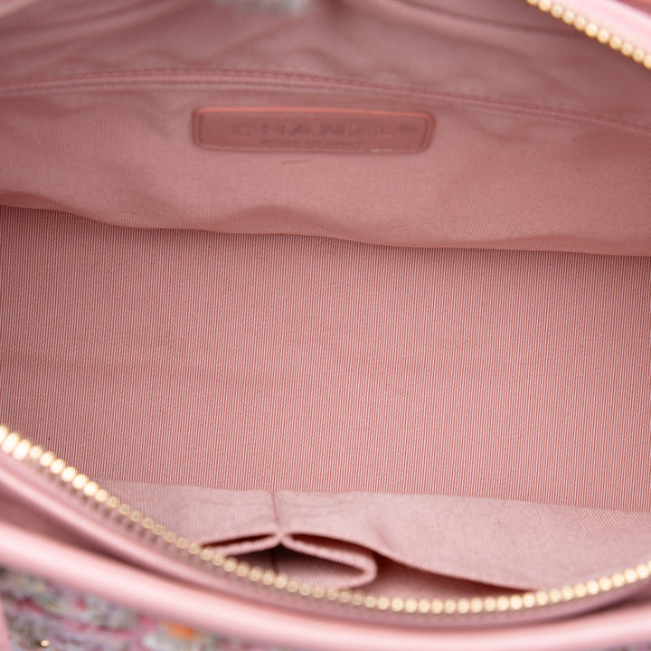 Chanel Gabrielle Sac Moyen Tweed Rose