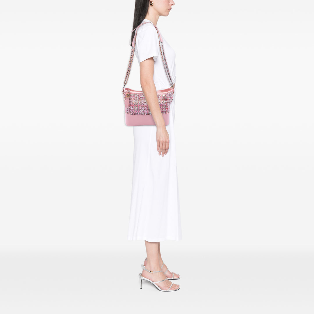 Chanel Gabrielle Sac Moyen Tweed Rose