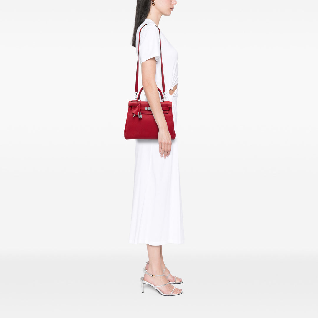 Hermès Kelly II Retourne 28 Togo Rouge