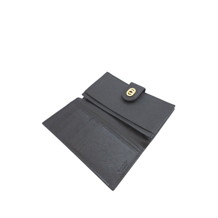 Bvlgari Cuir Doppio Tondo Bifold Portefeuille long