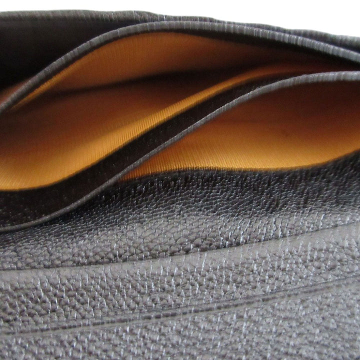 Bvlgari Cuir Doppio Tondo Bifold Portefeuille long