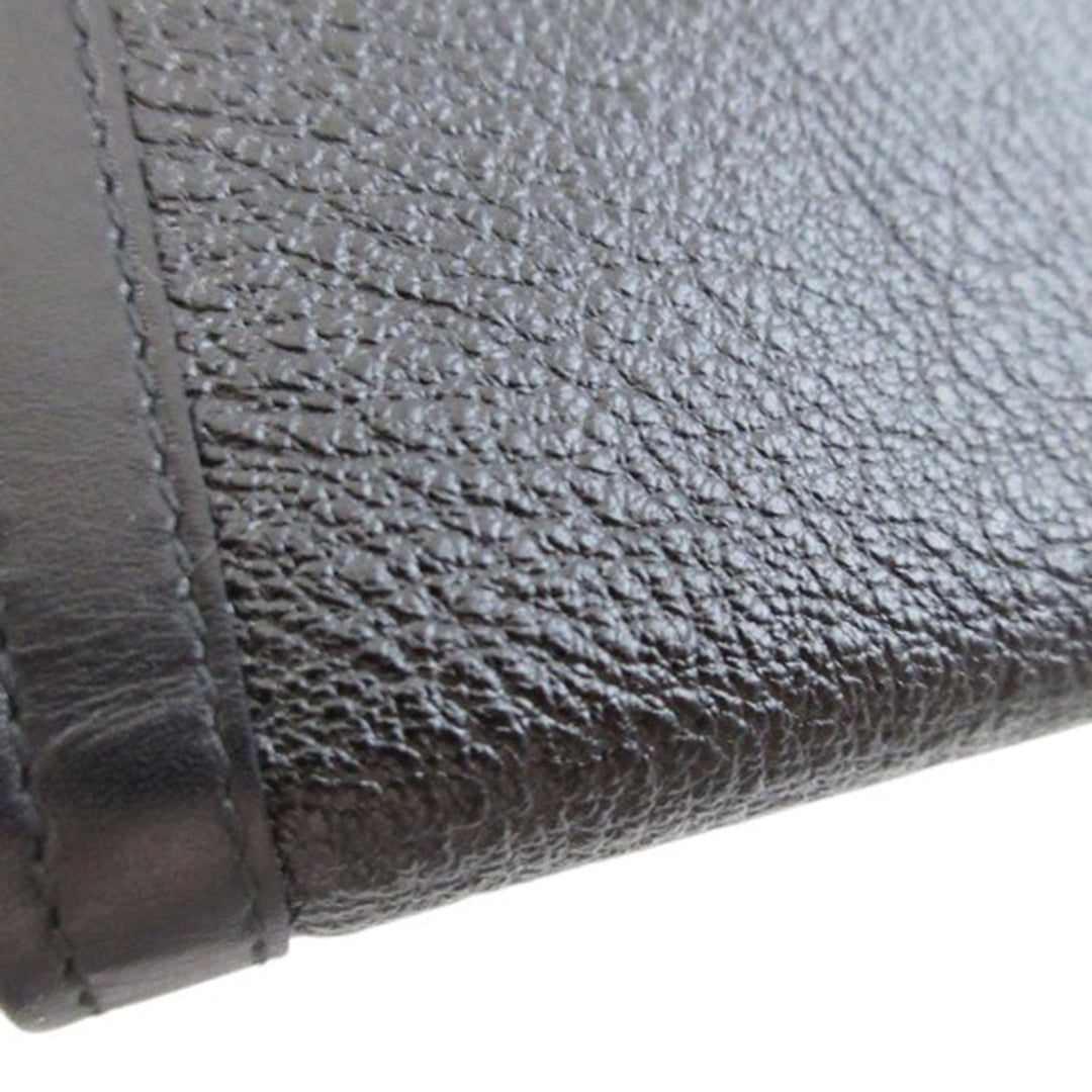 Bvlgari Cuir Doppio Tondo Bifold Portefeuille long