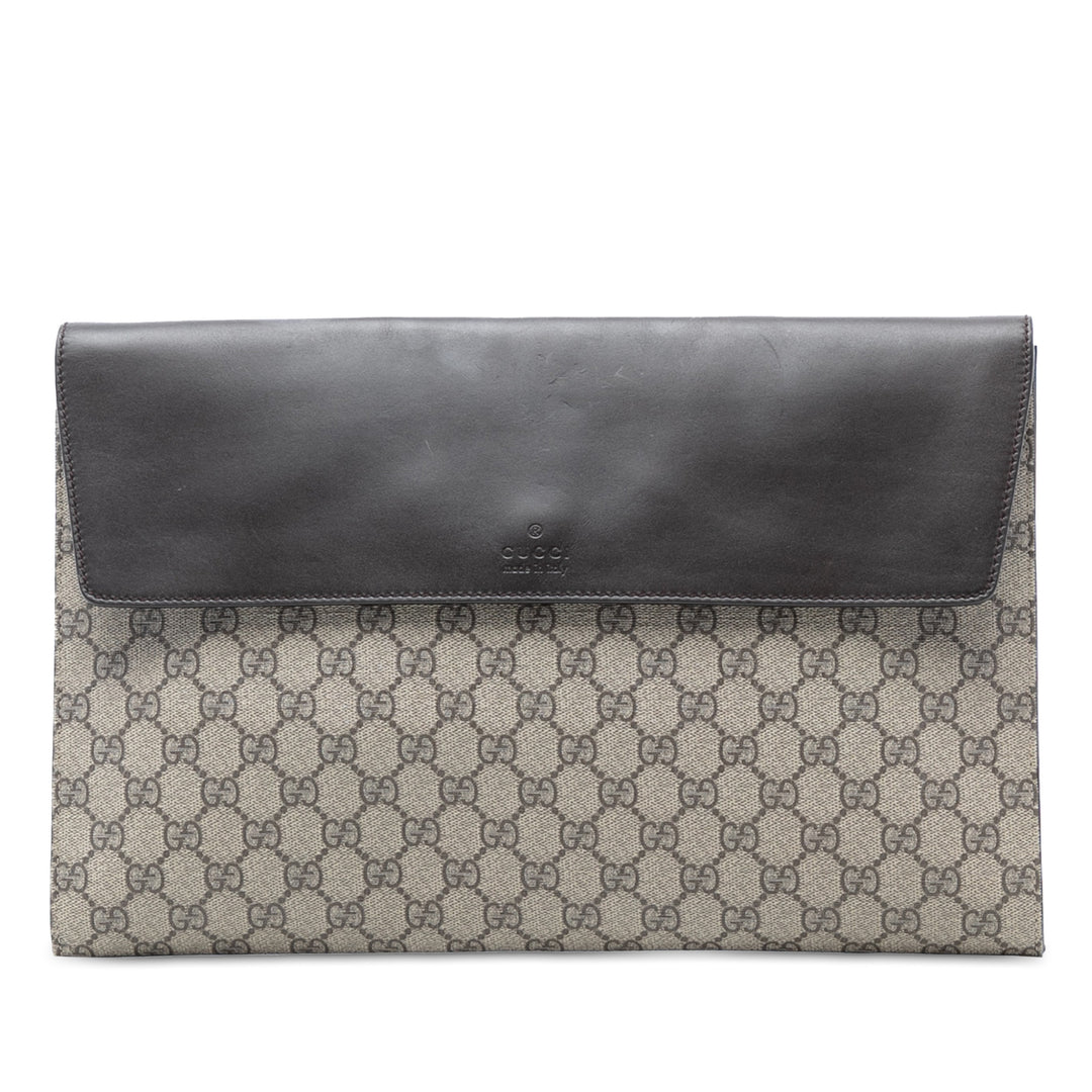 Gucci Enveloppe Pochette Toile GG Supreme