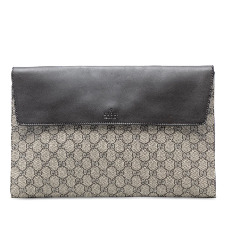 Gucci Enveloppe Pochette Toile GG Supreme