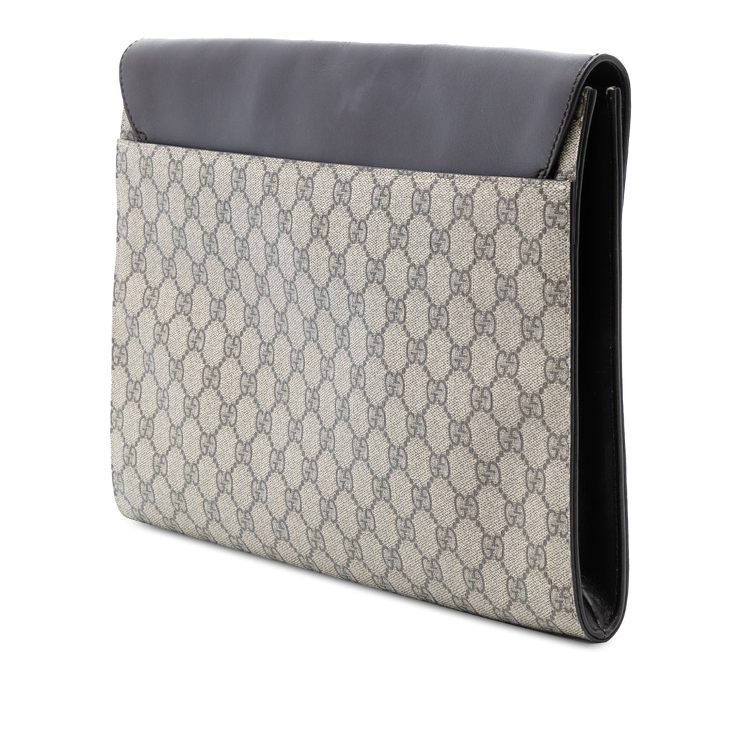 Gucci Enveloppe Pochette Toile GG Supreme