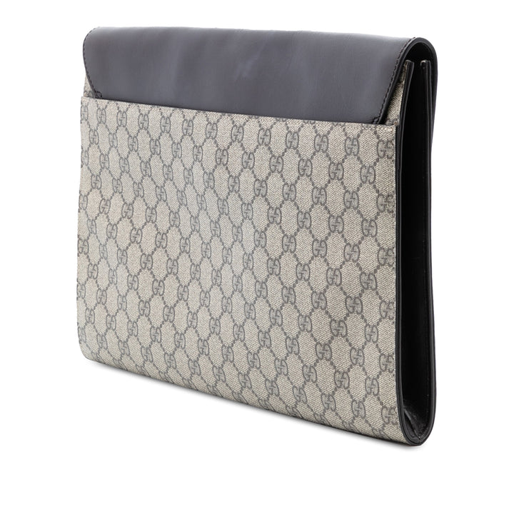 Gucci Enveloppe Pochette Toile GG Supreme