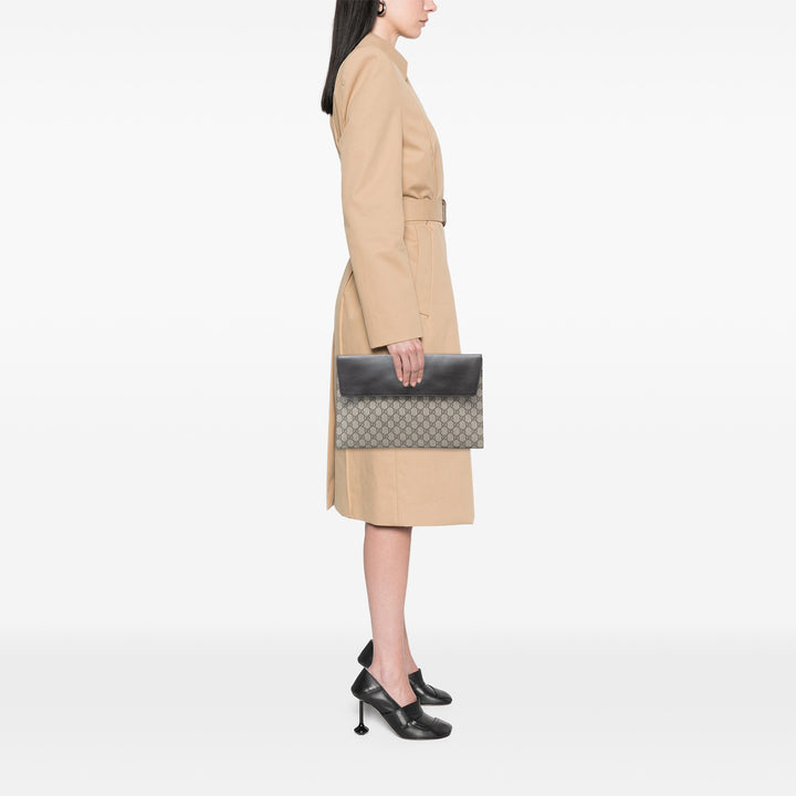 Gucci Enveloppe Pochette Toile GG Supreme