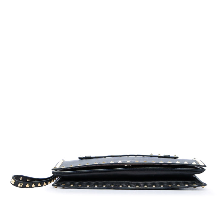 Valentino Cuir Rockstud à rabat Pochette