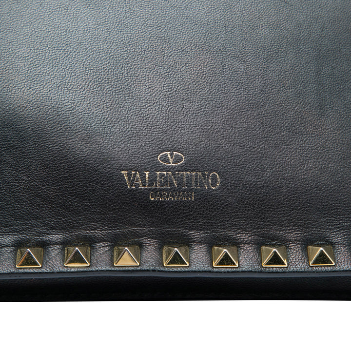 Valentino Cuir Rockstud à rabat Pochette