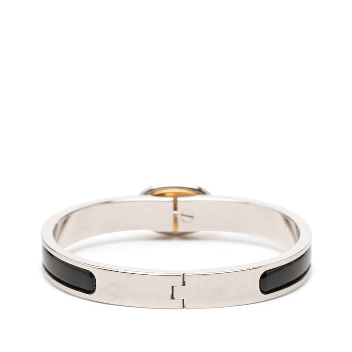 Émail Clic Chaînee d Ancre Bracelet Mini Noir