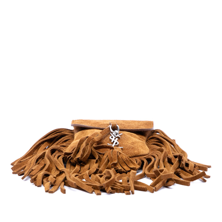 Anita Fringed Sac Toy Marron