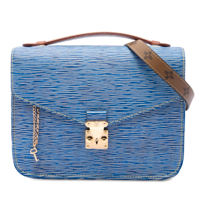 Reverse Pochette Métis Épi Bleu