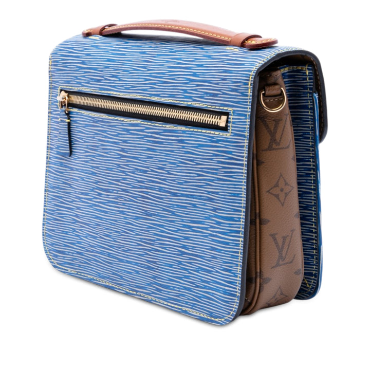 Reverse Pochette Métis Épi Bleu