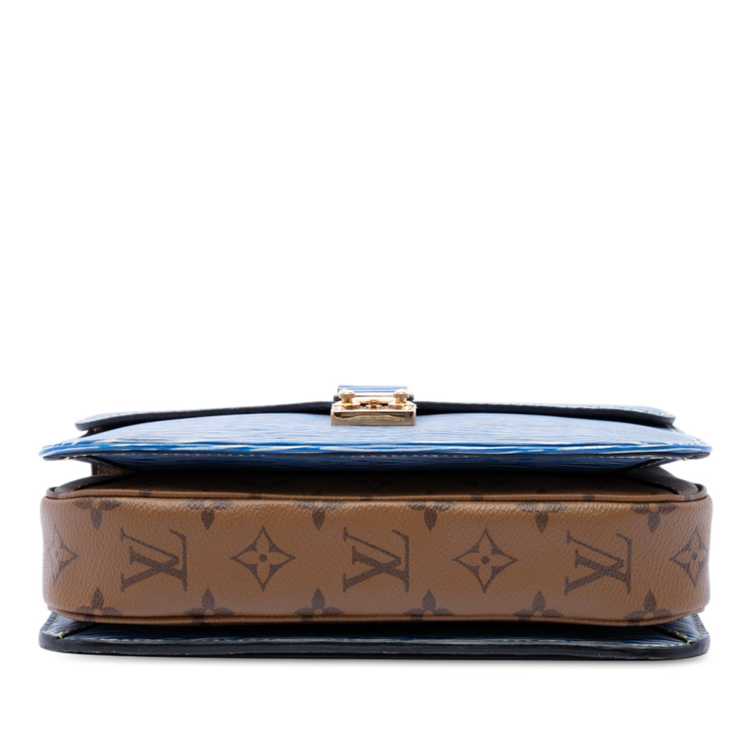 Reverse Pochette Métis Épi Bleu