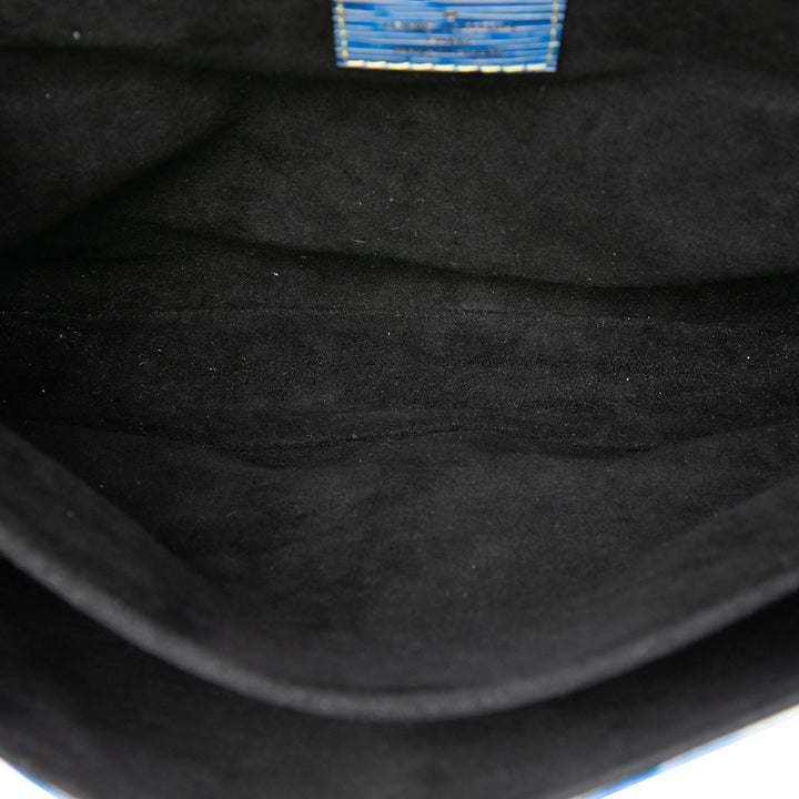 Reverse Pochette Métis Épi Bleu