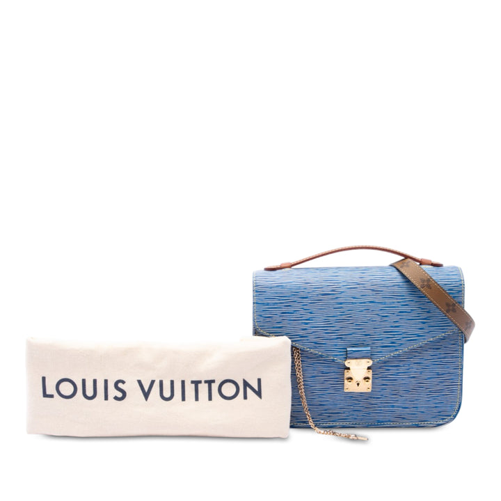 Reverse Pochette Métis Épi Bleu