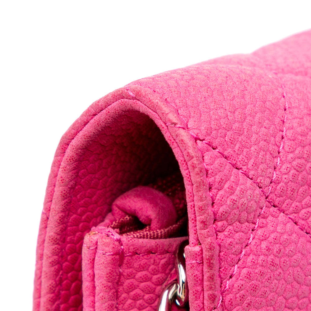CC Caviar Wallet on Chain Pink - Gaby Paris