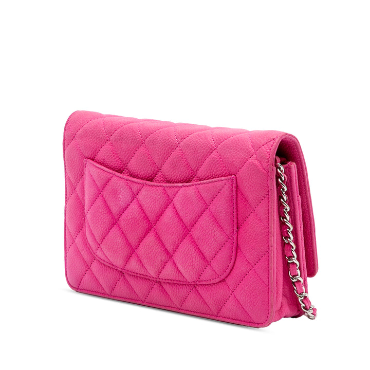 CC Caviar Wallet on Chain Pink - Gaby Paris