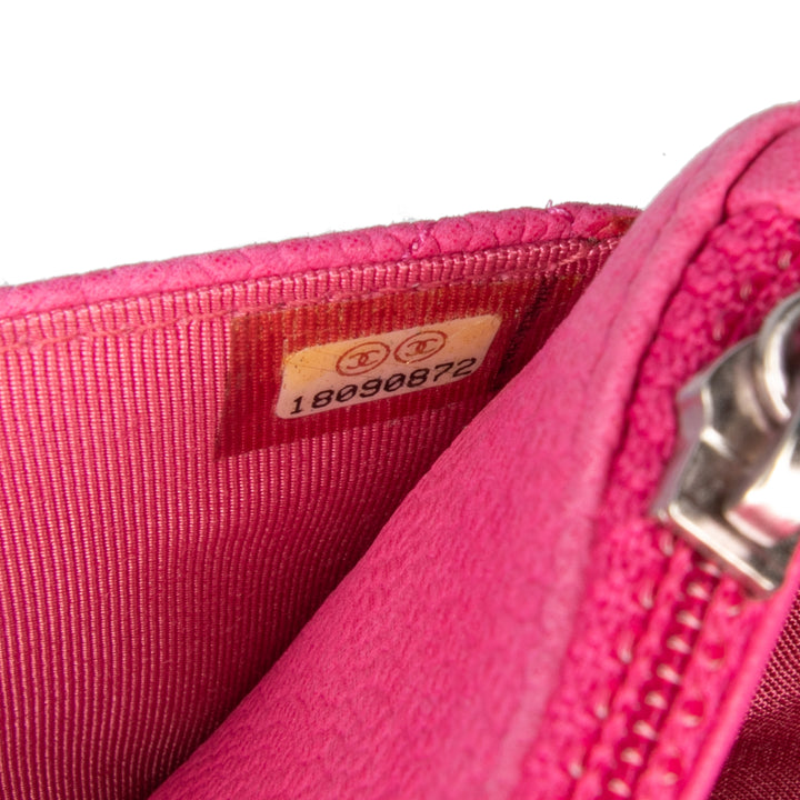 CC Caviar Wallet on Chain Pink - Gaby Paris
