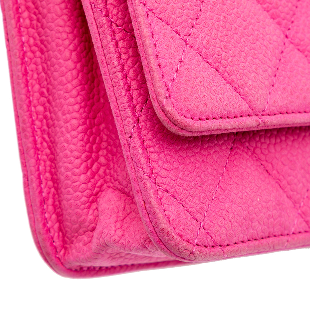 CC Caviar Wallet on Chain Pink - Gaby Paris