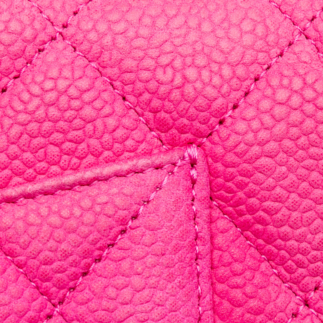 CC Caviar Wallet on Chain Pink - Gaby Paris