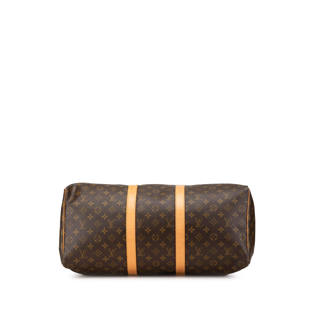 Louis Vuitton Monogram Keepall 50 Marron – GABY PARIS Authentique