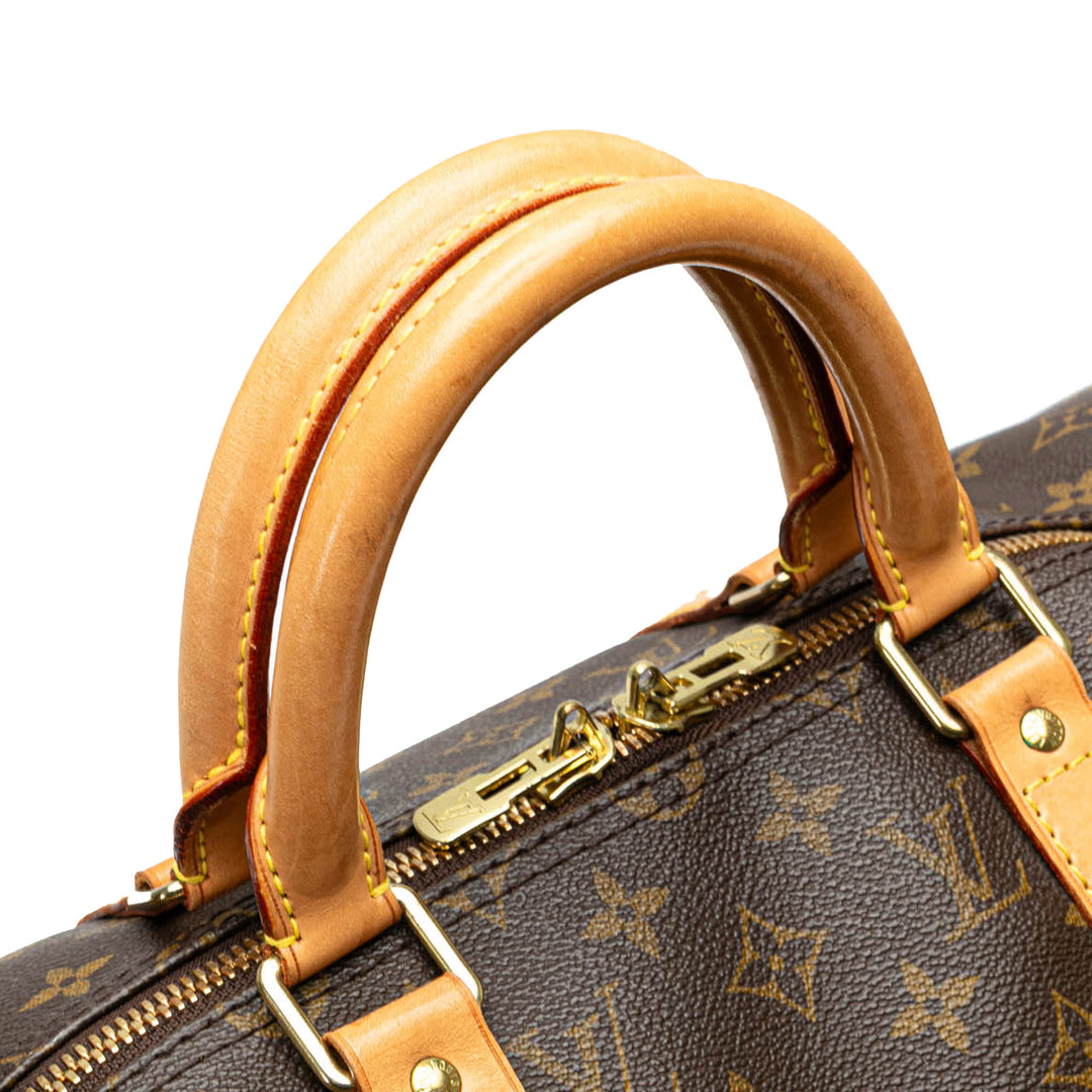 Louis Vuitton Monogram Keepall 50 Marron – GABY PARIS Authentique